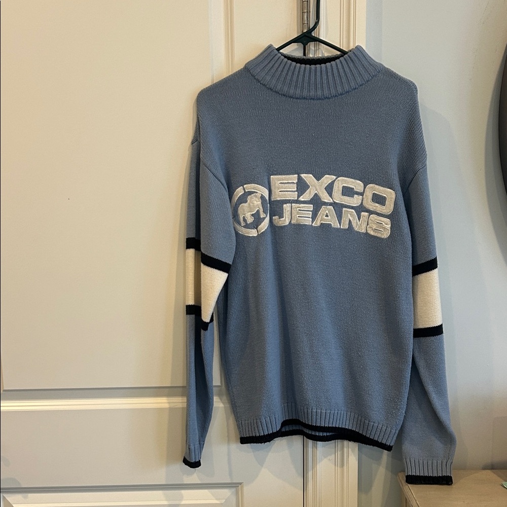 Vintage Exco Jeans Blue Sweater